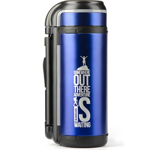 Термос из нержавеющей стали синий Barouge TRAVEL, 1600 МЛ (ВТ-421F )В