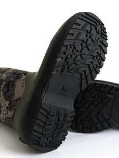 Охотничьи неопреновые средние сапоги PRIDE Protect (Протект) Уральский лес PRMHM-930