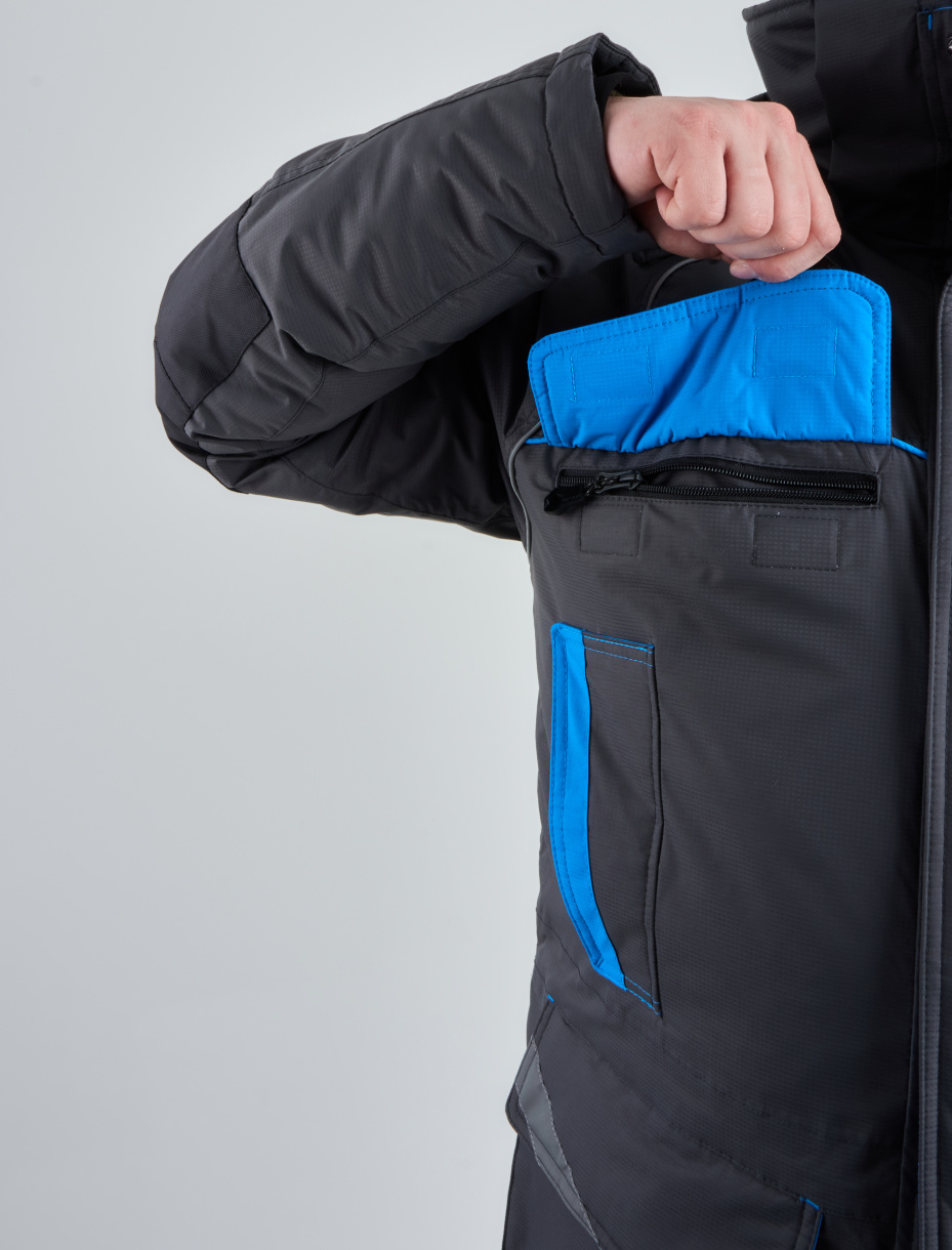 Камчатка МАГМА костюм для рыбалки GRAYLING. зимний, т.графит-синий