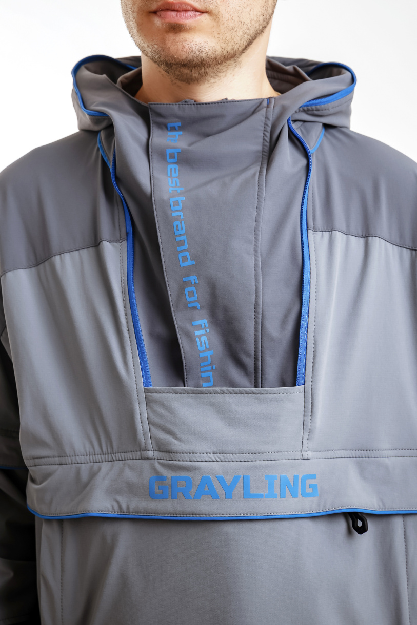 Тобол костюм ПЭ для рыбалки GRAYLING, т.серый-серый